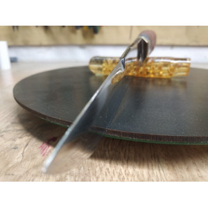 ЗВІРОБІЙ ніж ручної роботи майстра студії GARAGE ART, сталь 40Х10С2М, кована 54-57 HRC. Photo 3